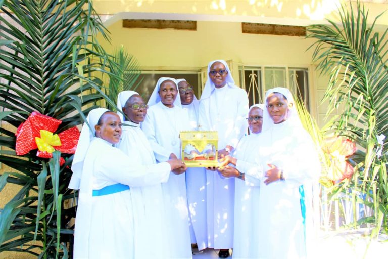 Relics of the Uganda Martyrs at the IHMR-Motherhouse Ggogonya